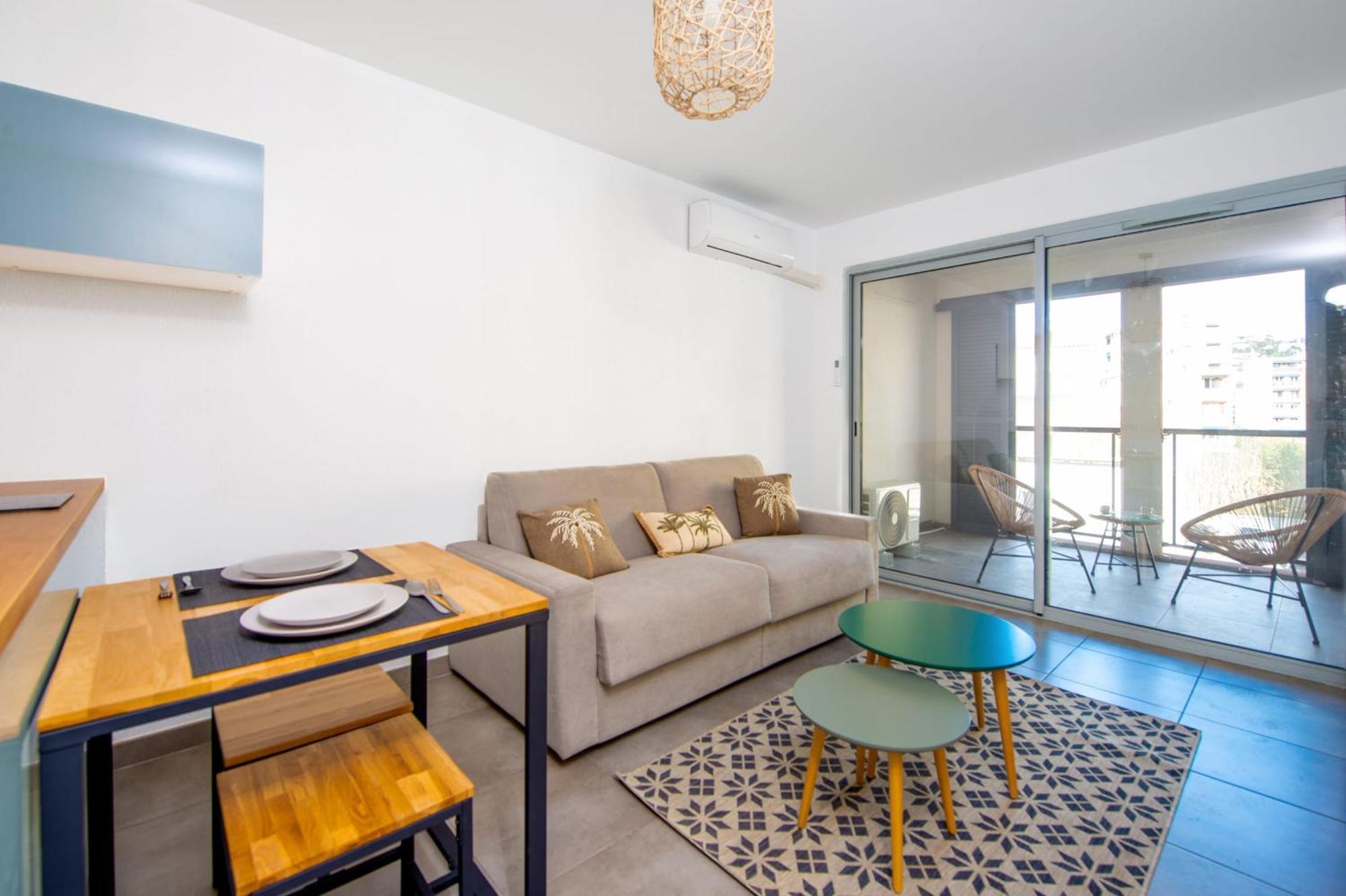 Port Golfe-juan Parking Wifi Climatisation Terrasse Appartement *